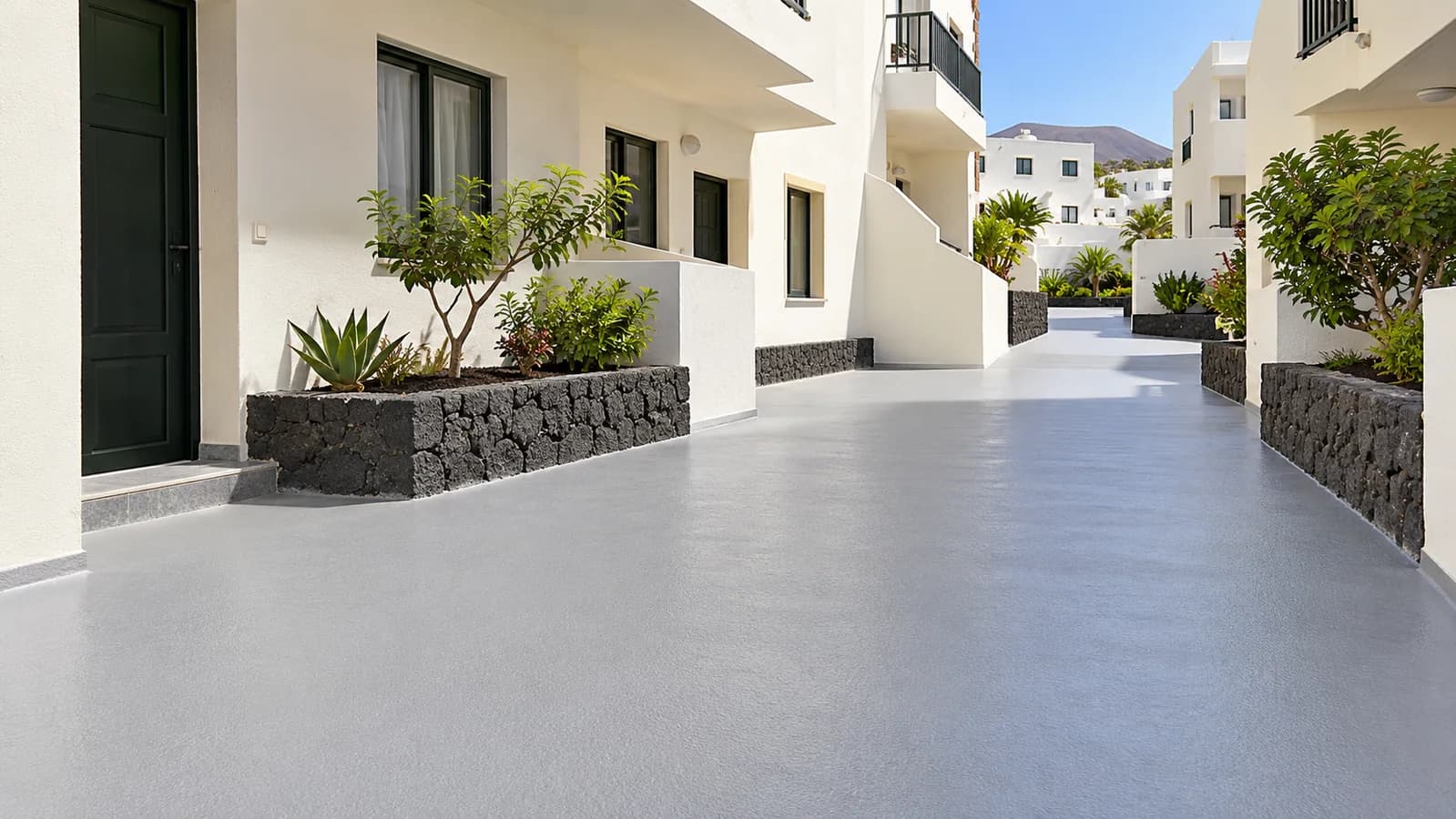 Ejemplo ilustrativo de terraza transitable renovada